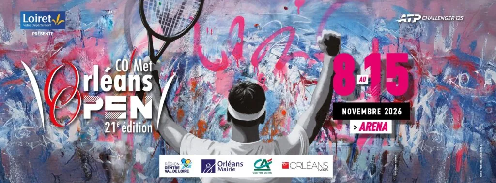 Das Tennis-Highlight im Loiret ist zurück! 21. Ausgabe der CO’Met Orléans Open.