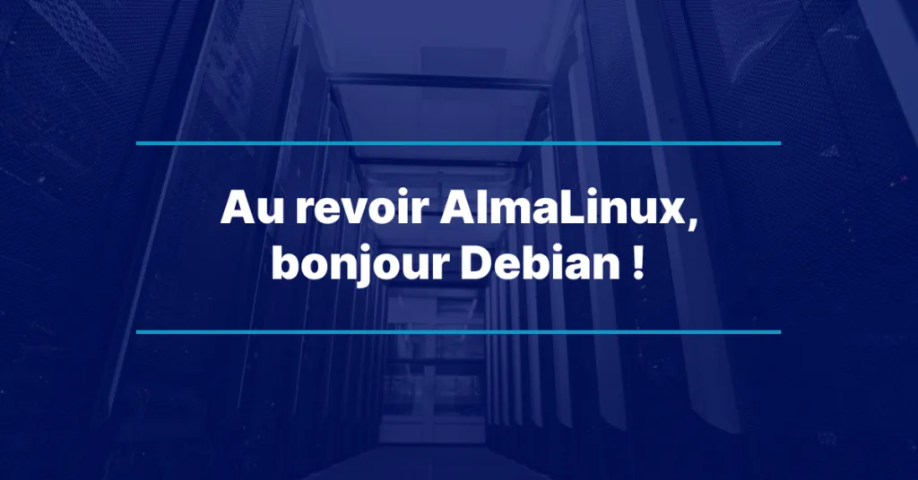 Auf Wiedersehen AlmaLinux, hallo Debian!