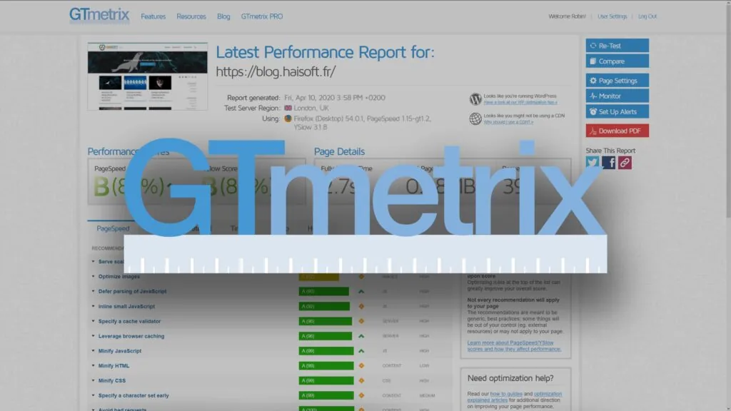 GTmetrix meistern: das unverzichtbare Tool zur Optimierung Ihrer Website
