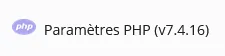PHP-7.4-Einstellungen (Plesk Obsidian)