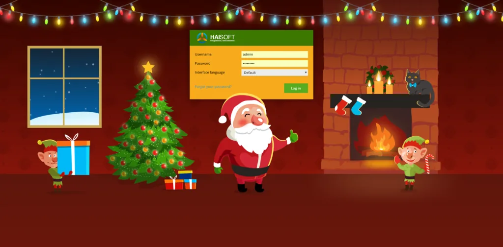 Ihr Plesk-Control-Panel im Weihnachtskleid!