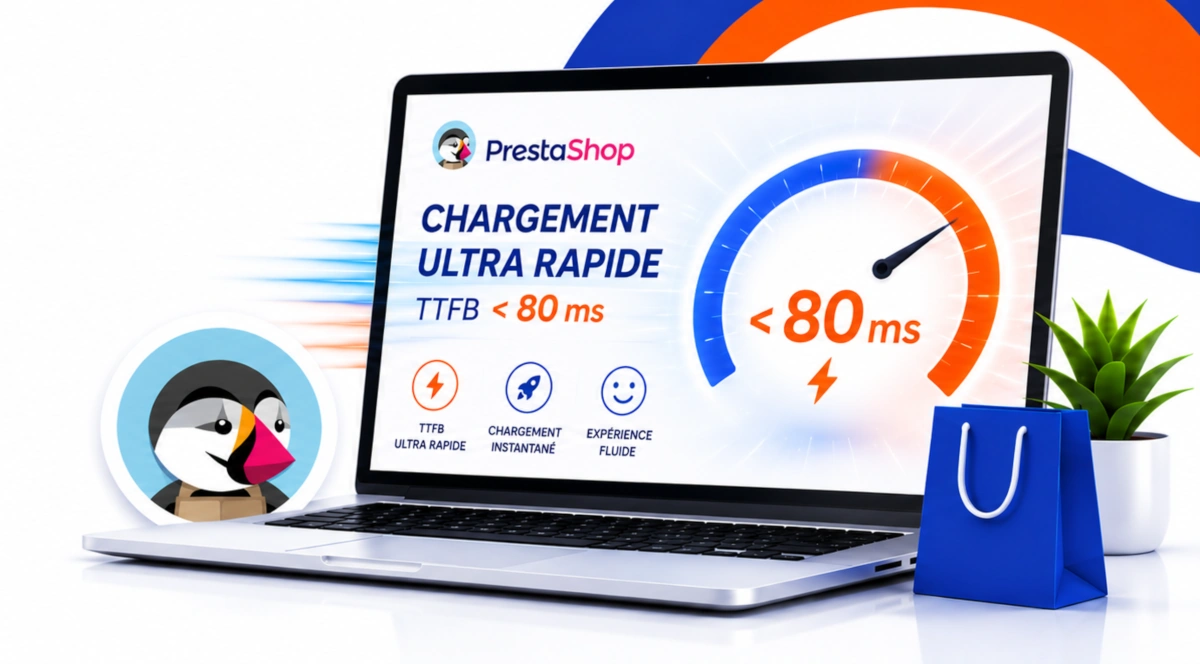 PrestaShop-Hosting von HaiSoft: extrem schnelle Ladezeiten, TTFB unter 80 ms